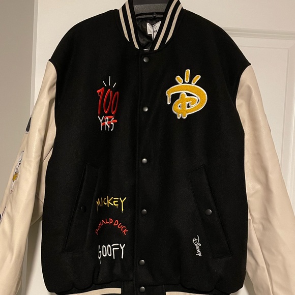 H&M Jackets & Coats Disney 0 X Hm By Trevor Andrew Letterman Jacket